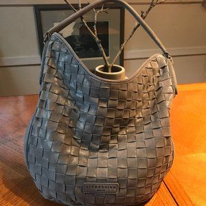 Liebeskind Berlin grey leather bucket bag